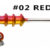 JIGHEADS-RED GOLD BB-JL-15-RG