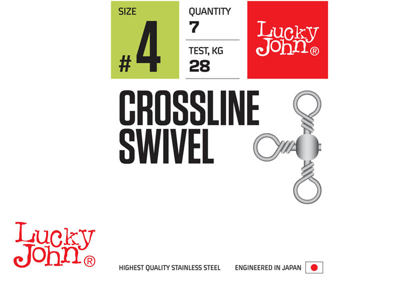 CROSSLINE-SWIVEL-LJ Lucky John CROSSLINE SWIVEL - Image 1