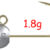 Bug Bullet search 1,8gr PG-BBS-910799
