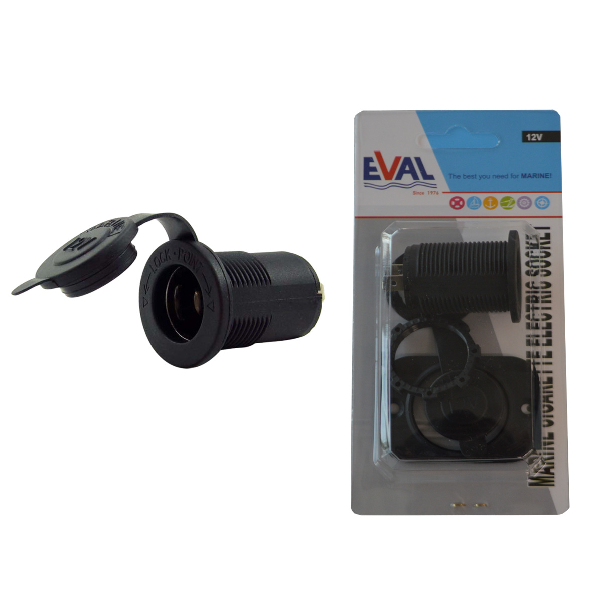 eval-01579 Παροχή ρευματος θηλυκή 12V - Image 1