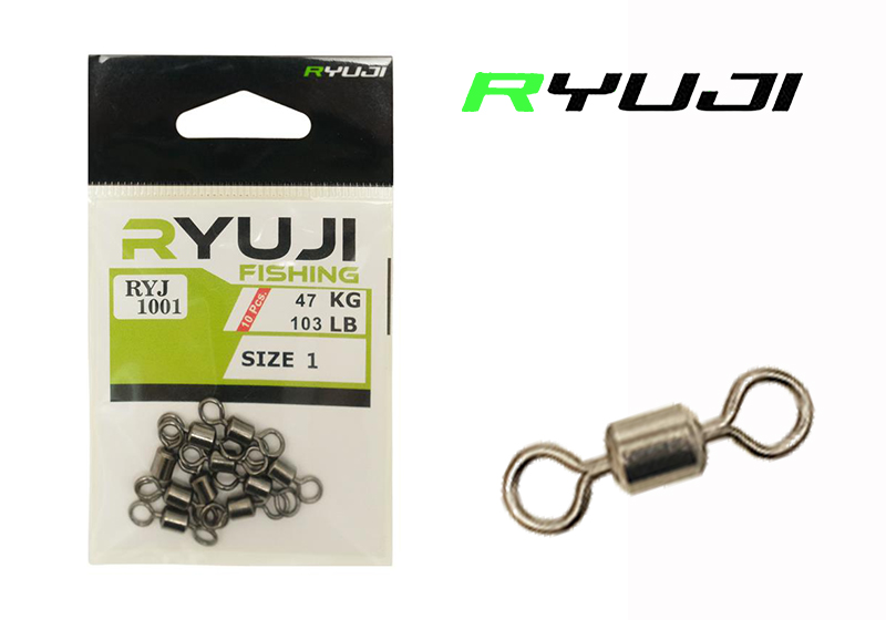 ryuji-ryj-1001-ikili-firdondu-10 RYUJI RYJ 1001 Στριφτάρι rolling Black nickel - Image 1