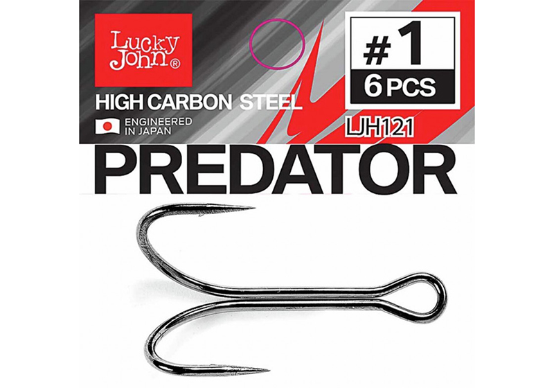 lucky-john-predator-ljh121 Lucky John PREDATOR Double Hook LJH121 - Image 1